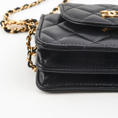 Chanel Micro Crossbody Bag Black