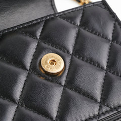Chanel Micro Crossbody Bag Black