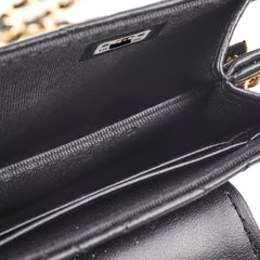 Chanel Micro Crossbody Bag Black