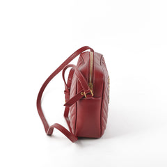 Saint Laurent Lou Camera Bag Burgundy