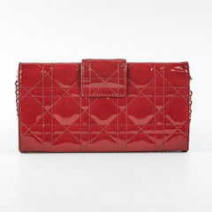 Christian Dior Red Patent Wallet