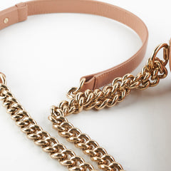 Chanel Old Medium Boy Chevron Caviar Beige- Series 25