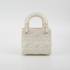 Christian Dior Micro Lady Dior White