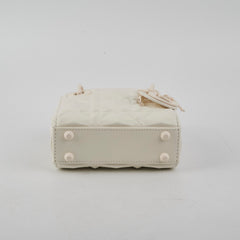 Christian Dior Micro Lady Dior White