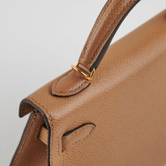 Hermes Mini Kelly Chai Epsom - Stamp U