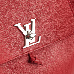 Louis Vuitton Lock Me Backpack Red