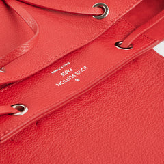 Louis Vuitton Lock Me Backpack Red