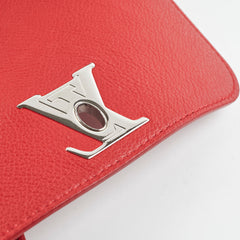 Louis Vuitton Lock Me Backpack Red