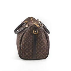 Louis Vuitton Mini Lin Demin Speedy 30 Dark Brown