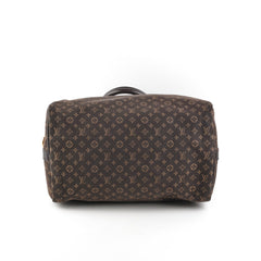 Louis Vuitton Mini Lin Demin Speedy 30 Dark Brown