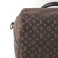 Louis Vuitton Mini Lin Demin Speedy 30 Dark Brown