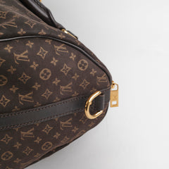 Louis Vuitton Mini Lin Demin Speedy 30 Dark Brown
