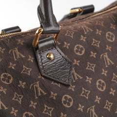 Louis Vuitton Mini Lin Demin Speedy 30 Dark Brown