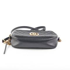 Gucci Small Marmont Camera Bag Black