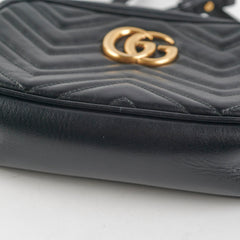 Gucci Small Marmont Camera Bag Black