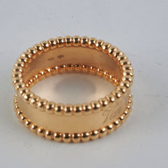 Van Cleef & Arpels Perlee Signature Ring Size 54