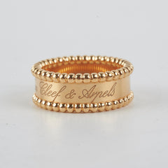 Van Cleef & Arpels Perlee Signature Ring Size 54