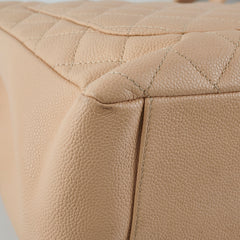 Chanel GST Caviar Grand Shopping Tote Beige