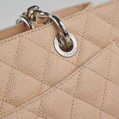 Chanel GST Caviar Grand Shopping Tote Beige