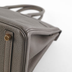 Hermes Birkin 25 Togo Etain Y Stamp