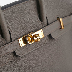 Hermes Birkin 25 Togo Etain Y Stamp