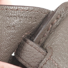 Hermes Birkin 25 Togo Etain Y Stamp