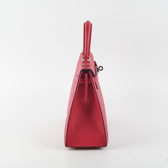 Hermes Kelly 25 Sellier Epsom Verso Framboise/Prune