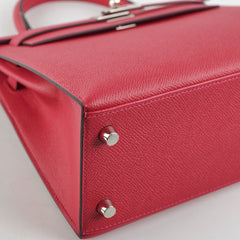 Hermes Kelly 25 Sellier Epsom Verso Framboise/Prune
