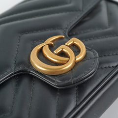 Gucci GG Marmont Matelasse Mini Bag Black