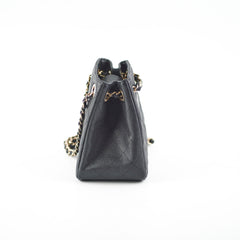 Chanel Seasonal Mini Tote Caviar Black
