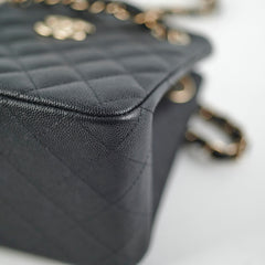 Chanel Seasonal Mini Tote Caviar Black