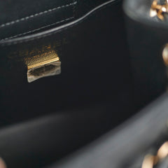 Chanel Seasonal Mini Tote Caviar Black