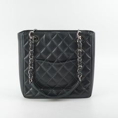 Chanel Caviar PST Petite Shopping Tote Black