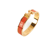 Hermes H Bracelet PM Orange