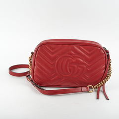 Gucci Marmont Small Soho Disco Bag Red