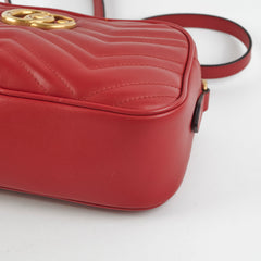 Gucci Marmont Small Soho Disco Bag Red