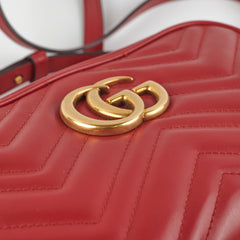 Gucci Marmont Small Soho Disco Bag Red