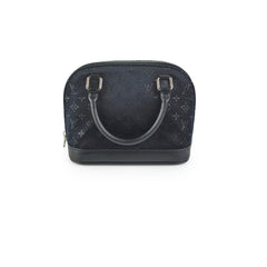 Louis Vuitton Mini Alma Satin Crossbody Black