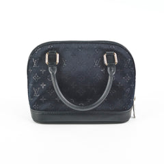 Louis Vuitton Mini Alma Satin Crossbody Black