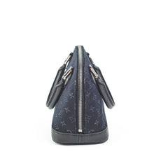Louis Vuitton Mini Alma Satin Crossbody Black