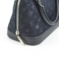 Louis Vuitton Mini Alma Satin Crossbody Black