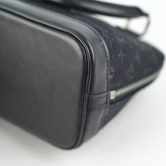 Louis Vuitton Mini Alma Satin Crossbody Black