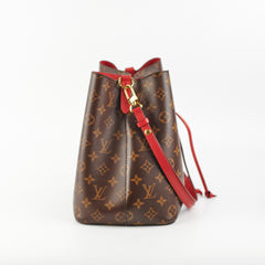 Louis Vuitton Neo Noe Monogram Red