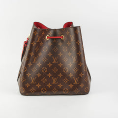 Louis Vuitton Neo Noe Monogram Red