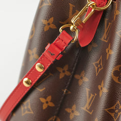 Louis Vuitton Neo Noe Monogram Red