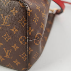 Louis Vuitton Neo Noe Monogram Red