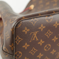 Louis Vuitton Neo Noe Monogram Red