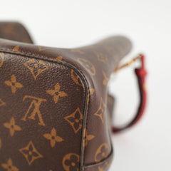 Louis Vuitton Neo Noe Monogram Red