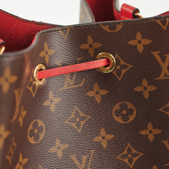 Louis Vuitton Neo Noe Monogram Red
