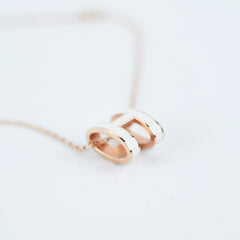 Hermes Pop H PL White Necklace